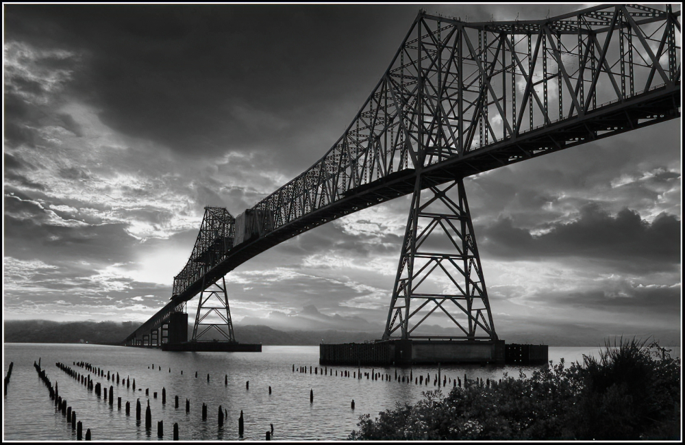 Oregon Bridge sunset